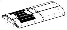 PIKO ET51400-07 - Abdeckung Klimaanlage Steuerwagen