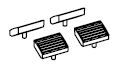 PIKO ET51402-18 - Roof ventilator (4 pcs.)