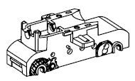 PIKO ET51400-100 - Gearbox housing with gears