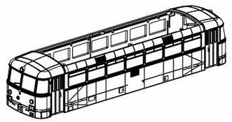 PIKO ET52730-02 - Gehäuse m. Fenster