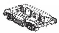 PIKO ET51320-91 - Bogie, completo detrás