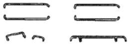 PIKO ET51046-29 - Set of handle bars