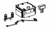 PIKO ET96093-305 - Transformer roof, insulator, supply line, transformer roof (small)