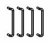 PIKO ET96093-295 - Handrails door area (4 pcs.)