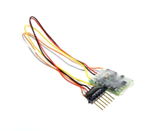 ZIMO MX617F - Decoder ZIMO MX617F MX-Lok - 6 pin. NEM651 sui fili