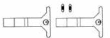 PIKO ET53000-356 - 2x Kupplungsdeichsel + 2x Feder