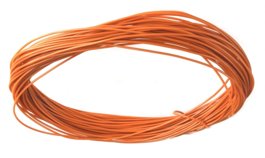 ZIMO FLEXL100-OE decoder streng 0,65mm, oranje, 100m kabel