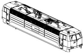 PIKO ET51344-03 - Behuizing, gedecoreerd (met venster)