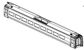 PIKO ET58586B-38 - Gehäuse, komplett