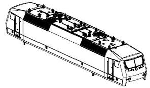 PIKO ET71152-04 - Housing, decorative (with window)