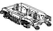 PIKO ET51334-89 - Bogie, complet à larrière