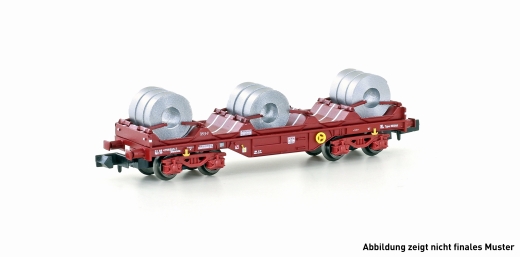 MF Train MF33033 - Set van 2 Coil Cars Shmmns NMBS, Ep.V, bruin