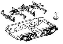 PIKO ET54000-298 - bogie, zapatas de freno, tornillos