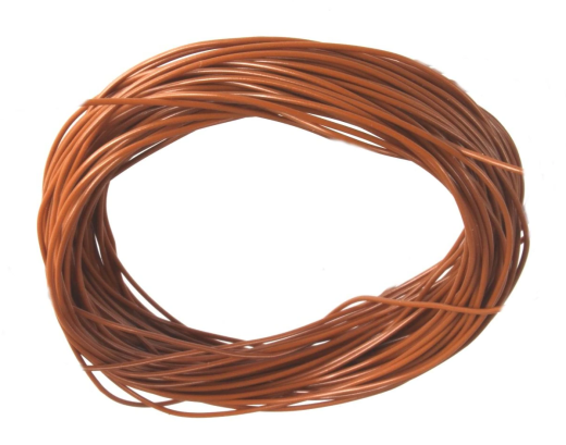 ZIMO FLEXL100-BN decoder wire 0.65mm, brown, 100m cable