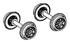 PIKO ET52780-72 - Wheel set (2 pcs.)