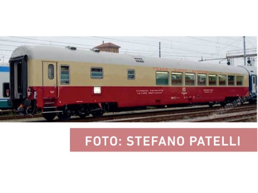 Pirata LC6804 - Dining car (2 doors) FS Ep.V/VI TEE paintwork logo Tele.