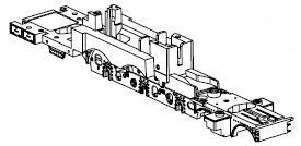 PIKO ET50600-99 - Locomotive frame with gears