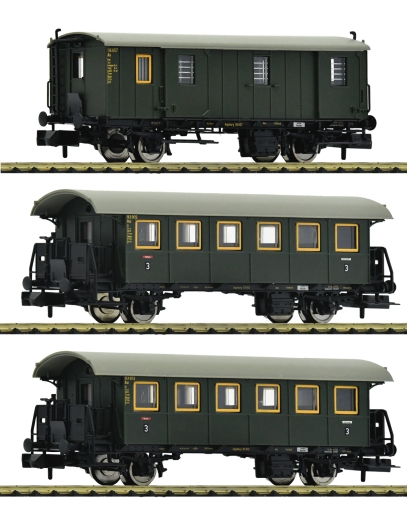 Fleischmann 6260023 - 3-piece set: Passenger train, DB