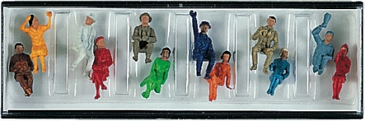 Fleischmann 647001 - Set van 12 zittende figuren