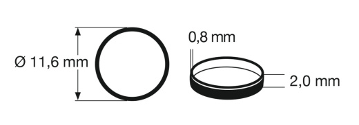 Fleischmann 648001 - Plakringenset H0 10 stuks.