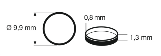 Fleischmann 648006 - Haftringsatz H0 10 Stk.