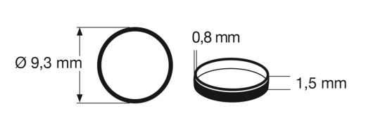 Fleischmann 648012 - Plakringenset H0 10 stuks.