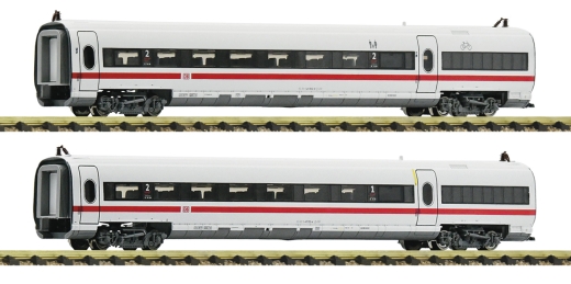 Fleischmann 7760007 - 2 uds. Set 1: Coche intermedio ICE-T (BR 411), DB AG