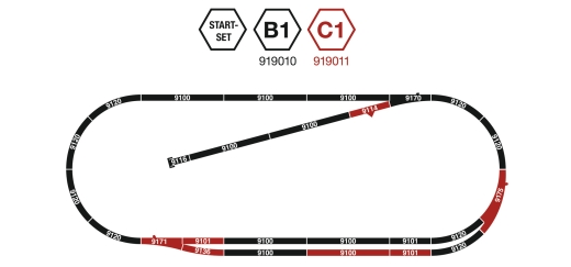 Fleischmann 919011 - Baanset C1