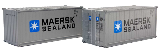 Pirata PI22500 - Set di 2 container da 20 Maersk Sealand