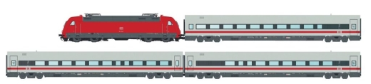 LSModels MW2406ACS - Metropolitan passagierstrein, 4 stuks. met BR 101 DBAG, aflevering VI, set 1, AC-geluid