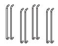 PIKO ET51654-55 - Main courante de porte (8 pcs.)