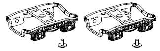 PIKO ET54000-309 - bogie 2x con tornillo