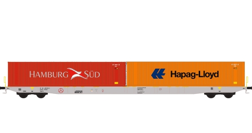 Hobbytrain H23103 - Containerwagen Sggnss80 Boxxpress, Ep.VI