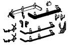 PIKO ET51540-55 - Attachments, frame front-rear