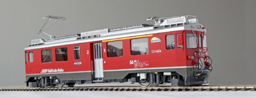 ESU 30145 - Electric locomotive, Pullman IIm, RhB ABe 4/4 III No. 56, Corviglia, red, epoch five