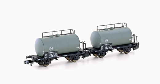 Hobbytrain H24801 - Juego de 2 vagones cisterna ligeros DB/EVA, Ep.III