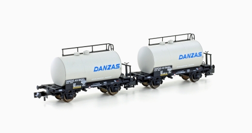 Hobbytrain H24834 - Set van 2 lichtgewicht ketelwagens DB/Danzas, aflevering IV