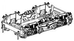 PIKO ET52444-68 - Bogie avant complet