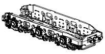 PIKO ET51610-78 - Rear bogie, complete