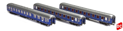 Hobbytrain H43022 - Train de salon en 3 pièces Hanovre DB Ep.IV 2xA4ümg-54 1xAR4ümg-54