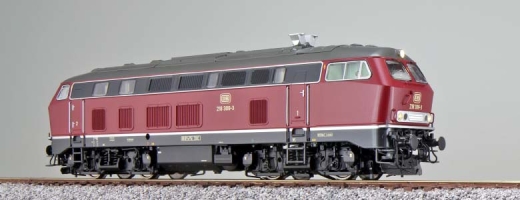 ESU 31010 - Diesel locomotive, H0, BR 218, 218 309 DB, old red, Ep IV