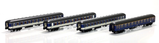 Hobbytrain H43044 - Set di 4 carrozze passeggeri DB / Dolomiten Express, Ep.IV, Set 2