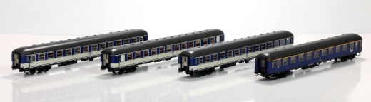 Hobbytrain H43044 - 4er Set Personenwagen DB / Dolomiten Express, Ep.IV, Set 2