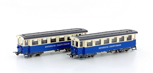 Hobbytrain H43107 - Zugspitzbahn 2er Set Personenwagen, Ep.V, H0 / 16.5mm