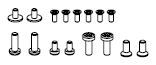 PIKO ET51410-79 - Screws 16pcs.