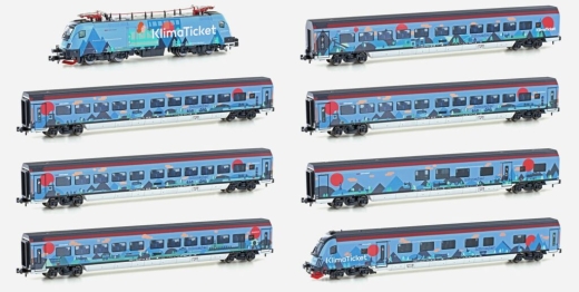 Hobbytrain H25226 - Personenzug mit Rh 1116, 8-tlg. ÖBB Railjet/Klimaticket, Ep.