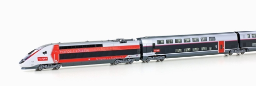 Kato K101762 - TGV Duplex treinstel, 10 stuks. SNCF/Lyria, aflevering VI