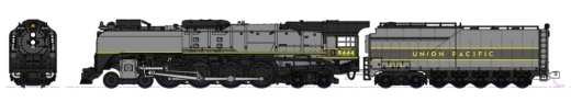 Kato K1260403 - Locomotora de vapor FEF-3 Union Pacific Ep.2/6, Greyhound