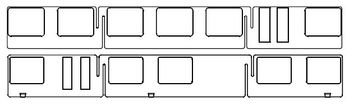 PIKO ET47245-112 - Window rail right+left MW