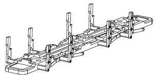 PIKO ET47361-35 - Porta-asse con molle abrasive